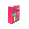 LEAN TOYS Roosa paberkinkekott 32cm x 26cm x 10cm