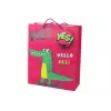 LEAN TOYS Roosa paberkinkekott 32cm x 26cm x 10cm