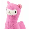 LEAN TOYS Pehme alpaka laama kaisulelu – ülipehme kaisuloom roosa 28 cm