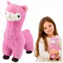 LEAN TOYS Pehme alpaka laama kaisulelu – ülipehme kaisuloom roosa 28 cm