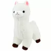 LEAN TOYS Pehme alpakavalkjas pehme valge karusnahk 28 cm