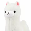 LEAN TOYS Pehme alpakavalkjas pehme valge karusnahk 28 cm