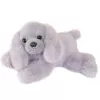 LEAN TOYS Pehme Kokerspanjel Koer Raskustega Käppadega, Hall, 30 cm