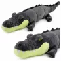 LEAN TOYS pehme krokodillimaskott – realistlik hall, 90 cm