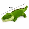LEAN TOYS Plüüskrokodill Maskott Kaisuloom Realistlik Roheline 70cm