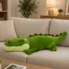 LEAN TOYS Plüüskrokodill Maskott Kaisuloom Realistlik Roheline 70cm