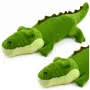 LEAN TOYS Plüüskrokodill Maskott Kaisuloom Realistlik Roheline 70cm