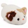 LEAN TOYS Pehme kassipoeg maskott kaisulelu pehme väike valge 16 cm
