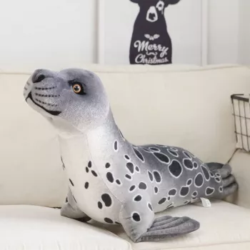 LEAN TOYS Plüüsist Maskott Hüljes Hall 37cm