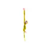 LEAN TOYS Plush Monkey Mascot with Sound, Yellow 80 cm