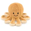 LEAN TOYS Plüüsist Kaheksajalg Elastsete Kombitsatega, beež 50 cm – Pehme kaisumänguasi