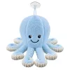 LEAN TOYS Plüüšist kaheksajalg iminapaga, sinine, 16 cm