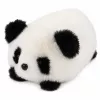 LEAN TOYS Pehme panda loom maskott kaisulelu must-valge 16 cm