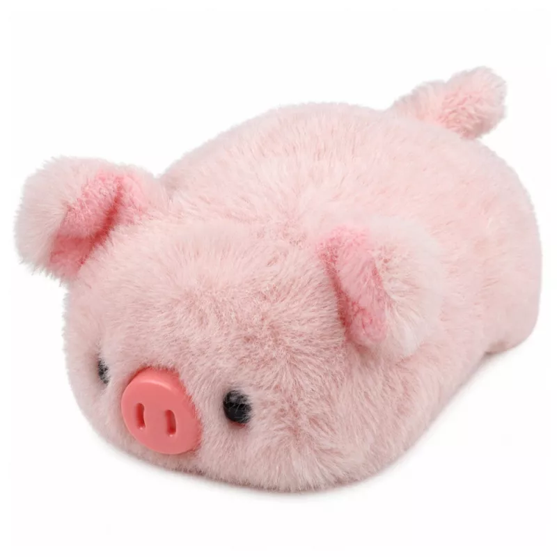 LEAN TOYS Plüššist Põrsa Mascot Pehme Kallistav Mänguasi Roosa 16 cm