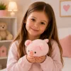 LEAN TOYS Plüššist Põrsa Mascot Pehme Kallistav Mänguasi Roosa 16 cm