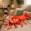 LEAN TOYS Pehme mänguasi Suur kreveti mereloom 55 cm