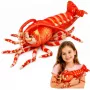 LEAN TOYS Pehme mänguasi Suur kreveti mereloom 55 cm