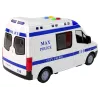 LEAN TOYS Politseiauto Friction Drive Heli ja Valgus