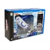 LEAN TOYS Politsei kokkupandav lennuk autodega 1:64 valguse ja heliga