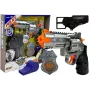 LEAN TOYS Politseikomplekt Revolver 20cm Märk Hüls Vile Heli- ja Valgusefektid