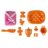 LEAN TOYS Rase nuku pikkade juuste ja tarvikutega