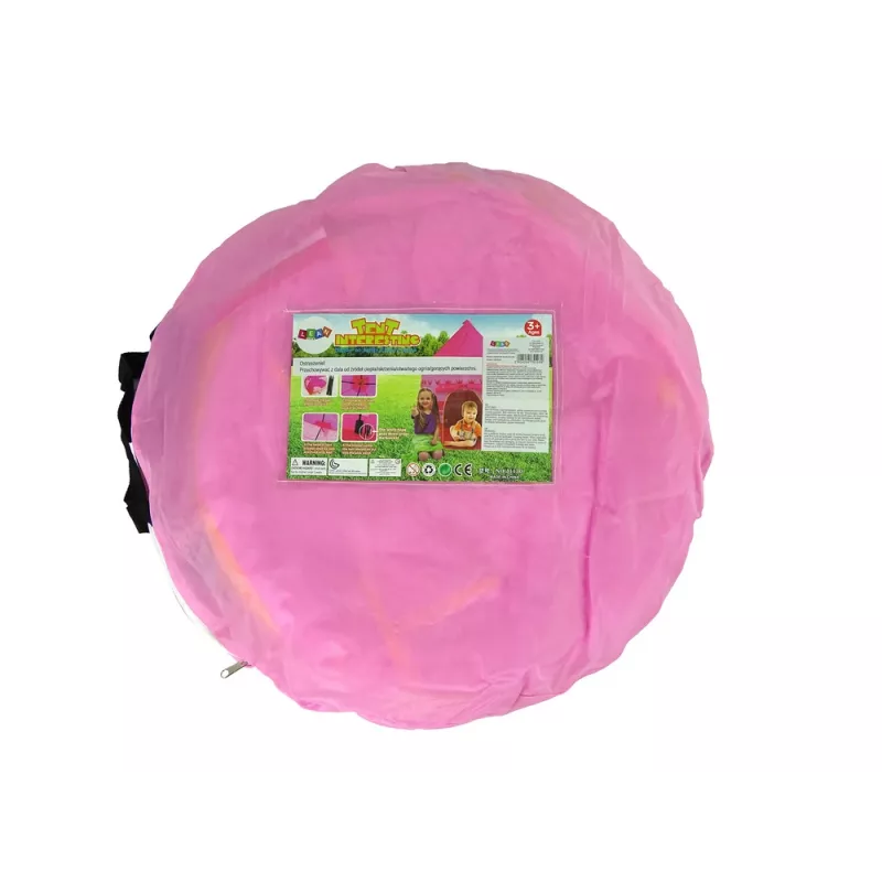 LEAN TOYS Printsessi Palee Telkmaja Väikesele Printsessile Roosa 135 x 105 cm