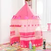 LEAN TOYS Printsessi Palee Telkmaja Väikesele Printsessile Roosa 135 x 105 cm