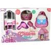 LEAN TOYS Printsessitelk lastele ilusalong roosa aksessuaaridega kroon