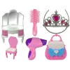 LEAN TOYS Printsessitelk lastele ilusalong roosa aksessuaaridega kroon