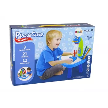LEAN TOYS Projektorilaud dinosauruste joonistamise õppimiseks