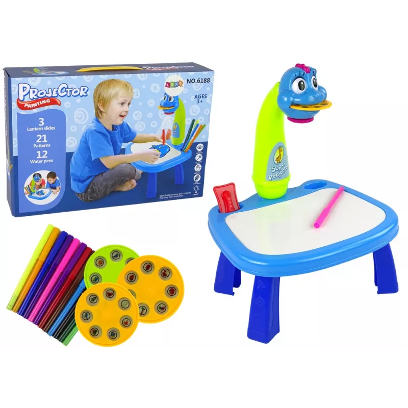 LEAN TOYS Projektorilaud dinosauruste joonistamise õppimiseks