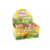 LEAN TOYS PU Jalgpall koos Jojo Kustutuskummiga Põrgatamiseks, 6 cm, Oranž