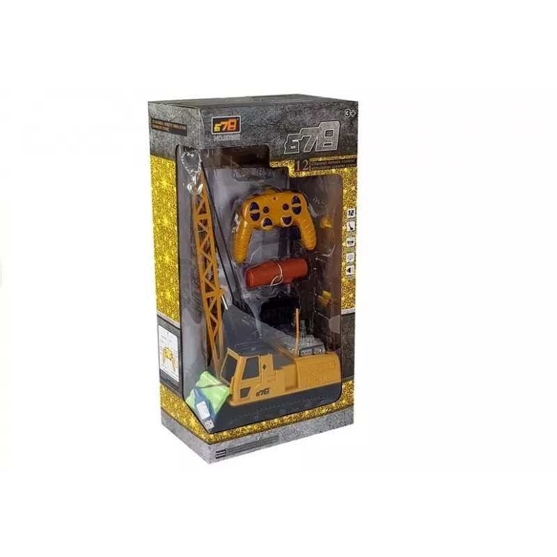LEAN TOYS R/C Kraana Liigutatava Käe ja Tuledega