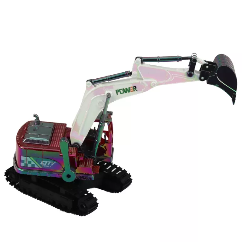 LEAN TOYS RC Roomiv Ekskavaator Liikuva Noole ja Tuledega 1:14