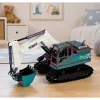 LEAN TOYS RC Roomiv Ekskavaator Liikuva Noole ja Tuledega 1:14