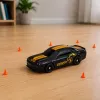 LEAN TOYS RC Drift Sports Car 1:43 4WD Interchangeable Body Black