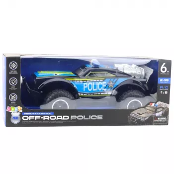 LEAN TOYS RC maasturipolitseiauto 1:8 must