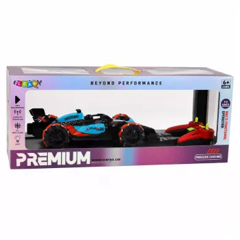 LEAN TOYS RC Sports raadio teel juhitav võidusõiduauto triivmanöövrite, tulede ja helidega 1:14
