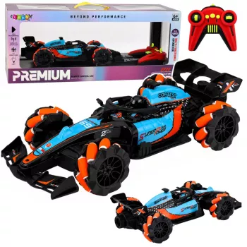 LEAN TOYS RC Sports raadio teel juhitav võidusõiduauto triivmanöövrite, tulede ja helidega 1:14