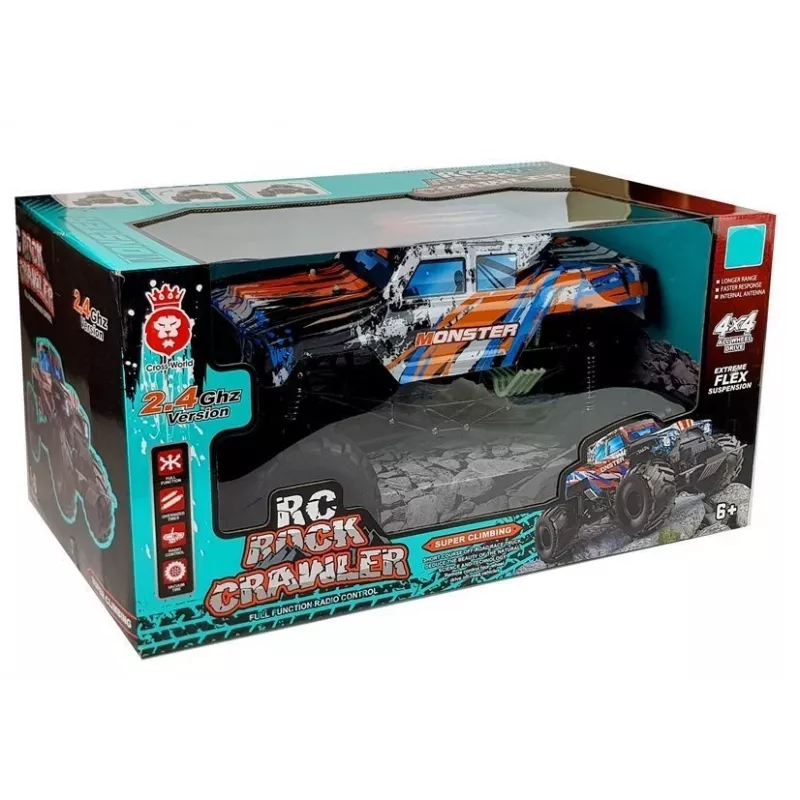 LEAN TOYS Remote Controlled 2.4G 4x4 Orange 57cm