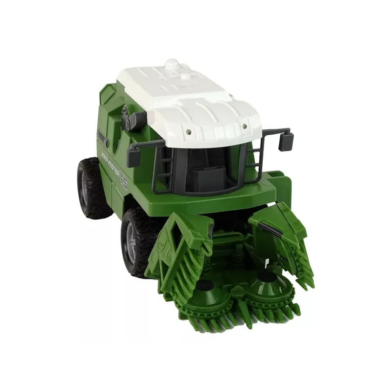 LEAN TOYS Kaugjuhitav Põllumajanduskombain R/C Tuled Roheline