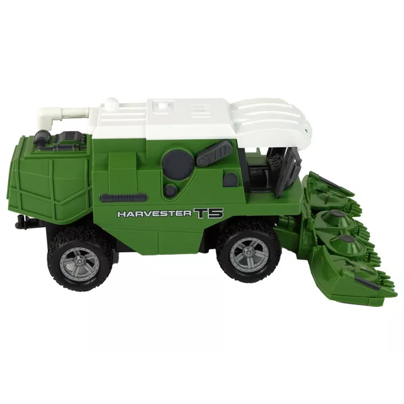 LEAN TOYS Kaugjuhitav Põllumajanduskombain R/C Tuled Roheline
