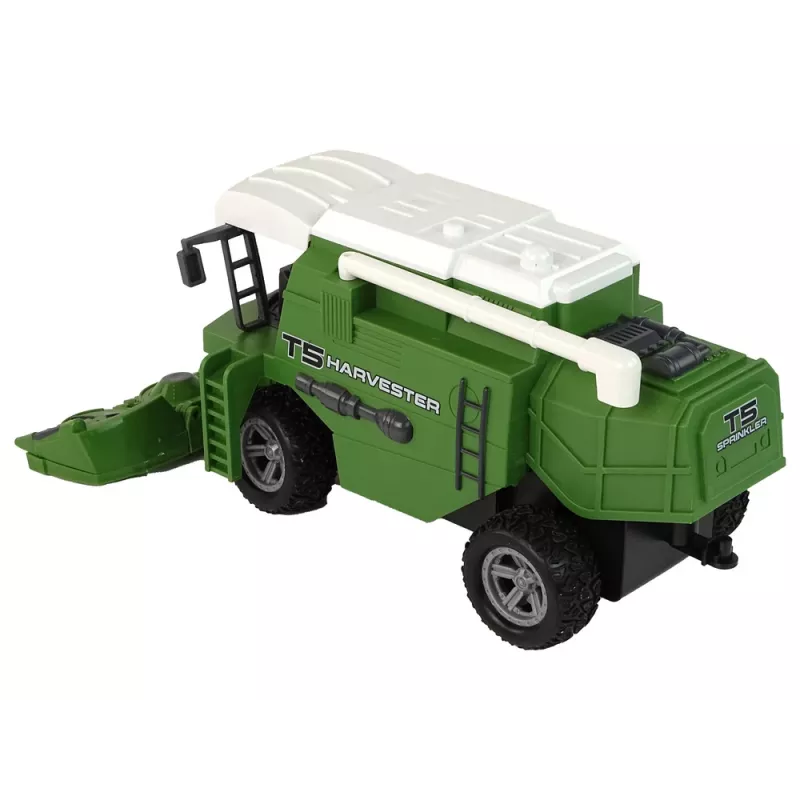 LEAN TOYS Kaugjuhitav Põllumajanduskombain R/C Tuled Roheline