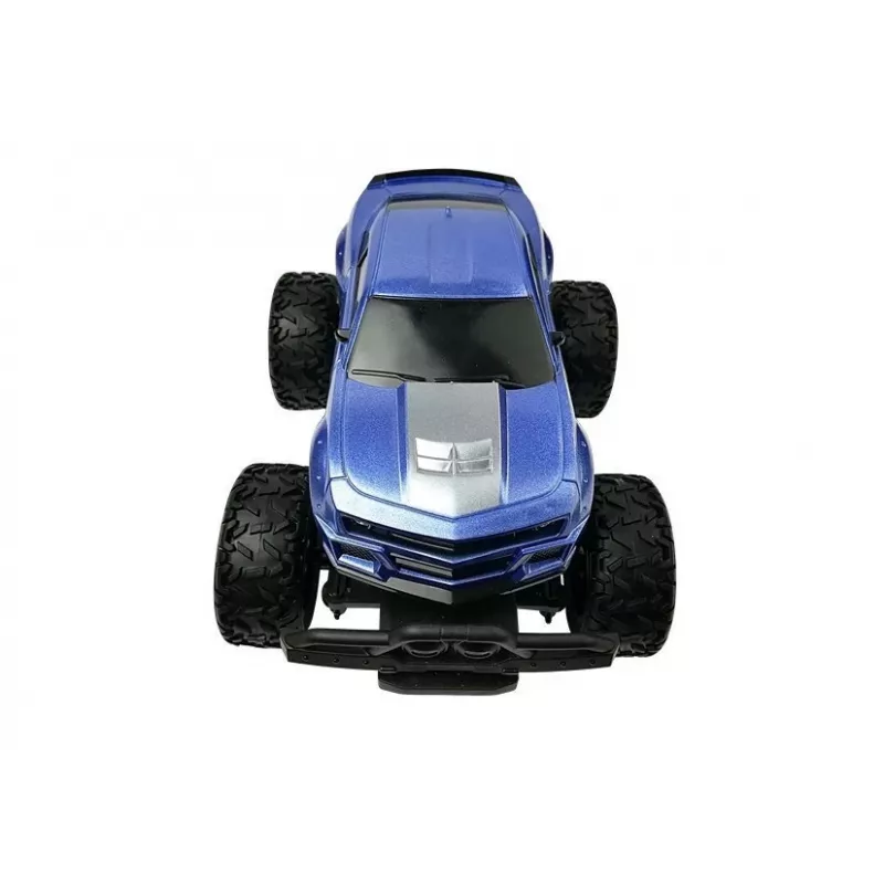 LEAN TOYS Kaugjuhitav auto maastikuauto R/C sinine kõrgete ratastega