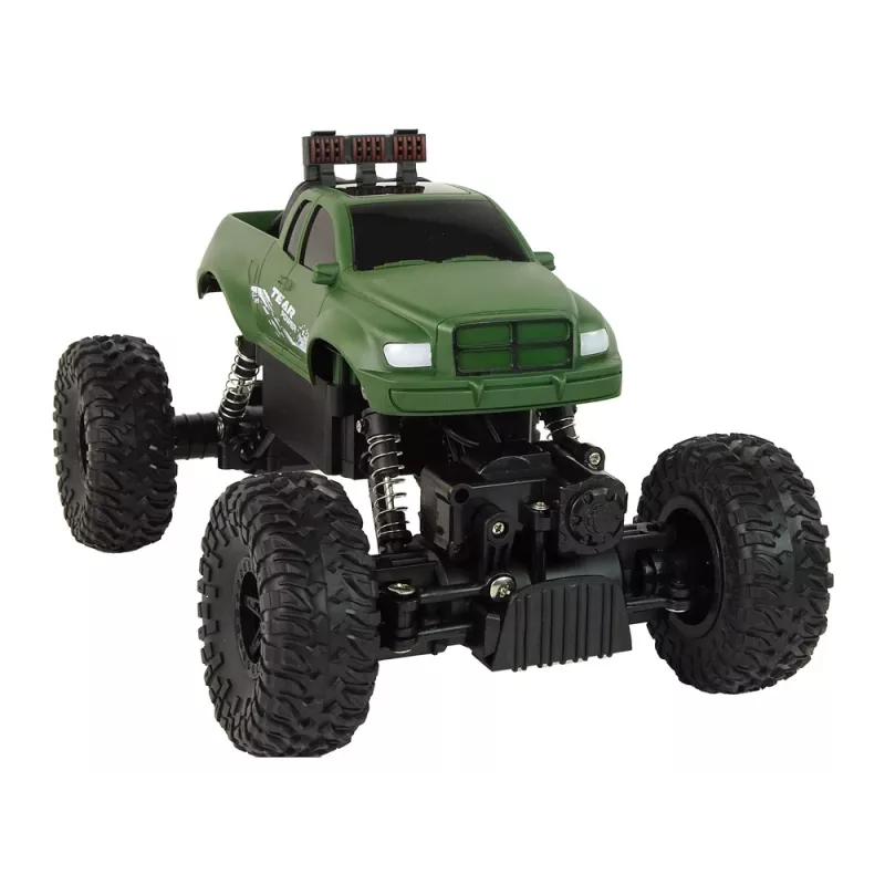 LEAN TOYS Kaugjuhitav auto R/C 2.4 GHz 1:18 Roheline
