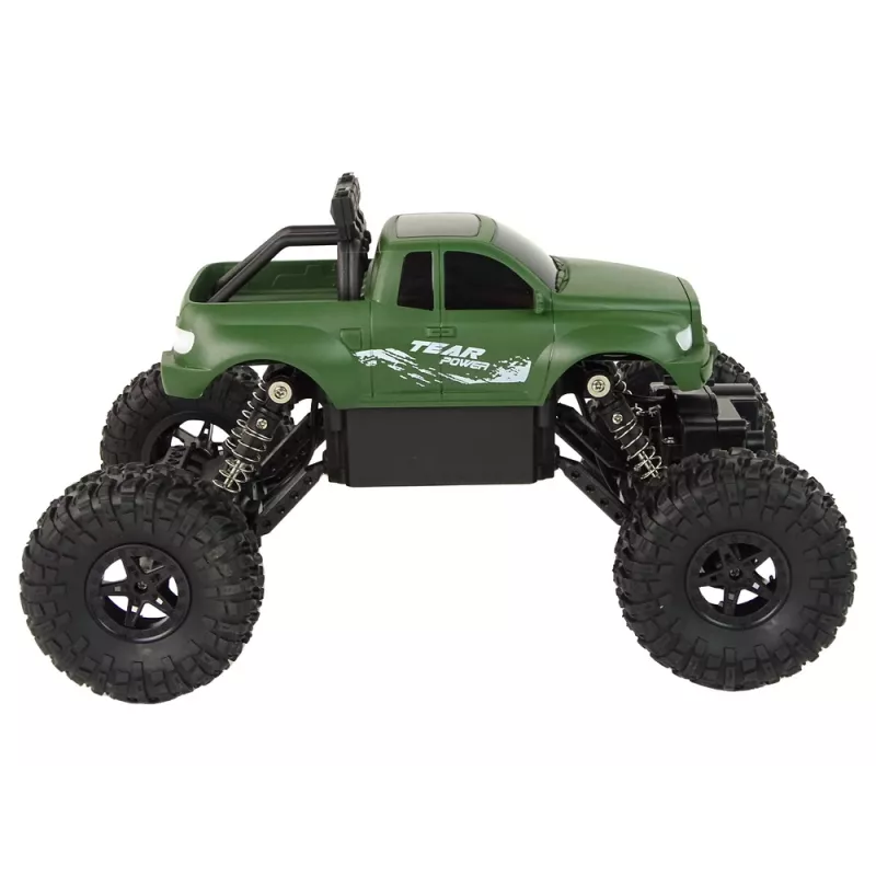 LEAN TOYS Kaugjuhitav auto R/C 2.4 GHz 1:18 Roheline