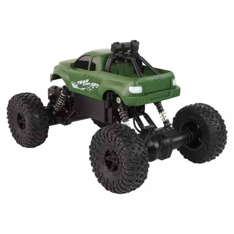 LEAN TOYS Kaugjuhitav auto R/C 2.4 GHz 1:18 Roheline