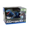 LEAN TOYS Kaugjuhitav Dinosaurus Velociraptor Heli ja Möirgamisega, Sinine