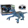 LEAN TOYS Kaugjuhitav Dinosaurus Velociraptor Heli ja Möirgamisega, Sinine
