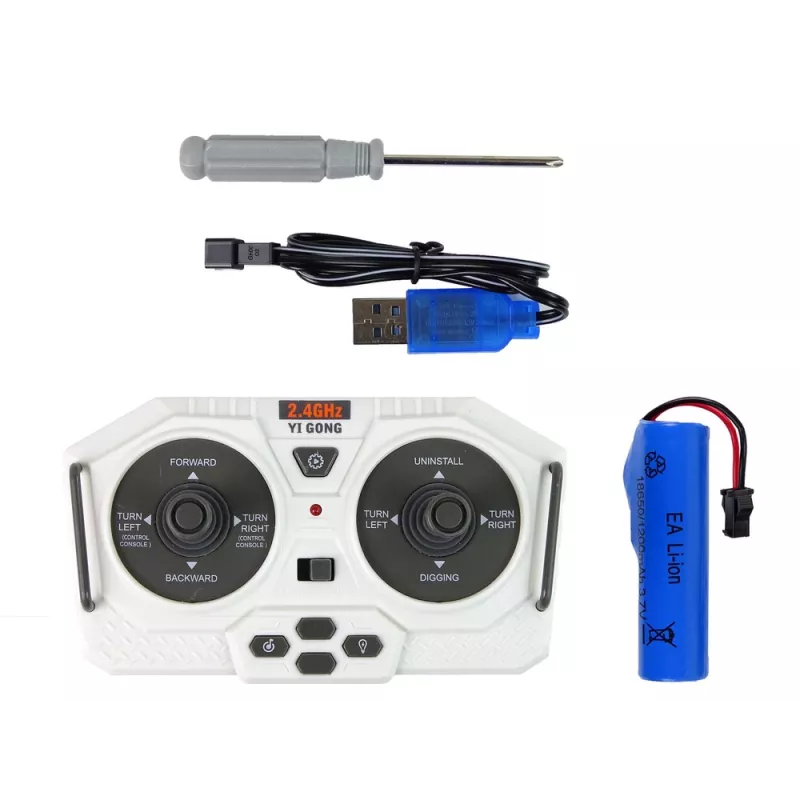 LEAN TOYS Kaugjuhitav Ekskavaator Roomikratastega 2.4 G Pilot